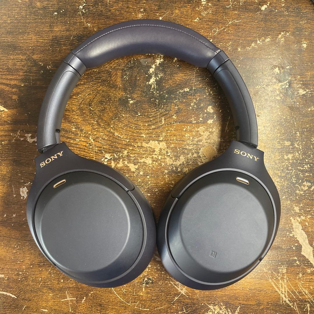 SONY ワイヤレスヘッドホン ダークブルー