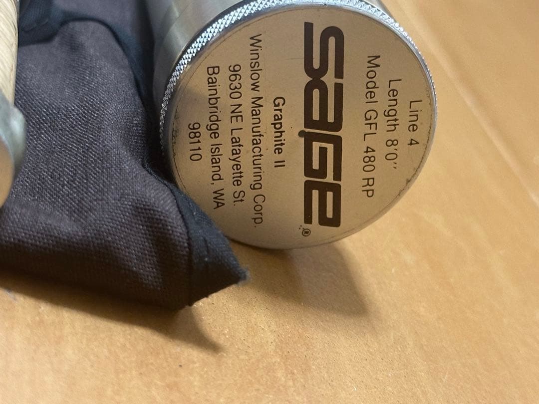 SAGE GRAPHITE II 480 RP フライロッド 8インチ セージ