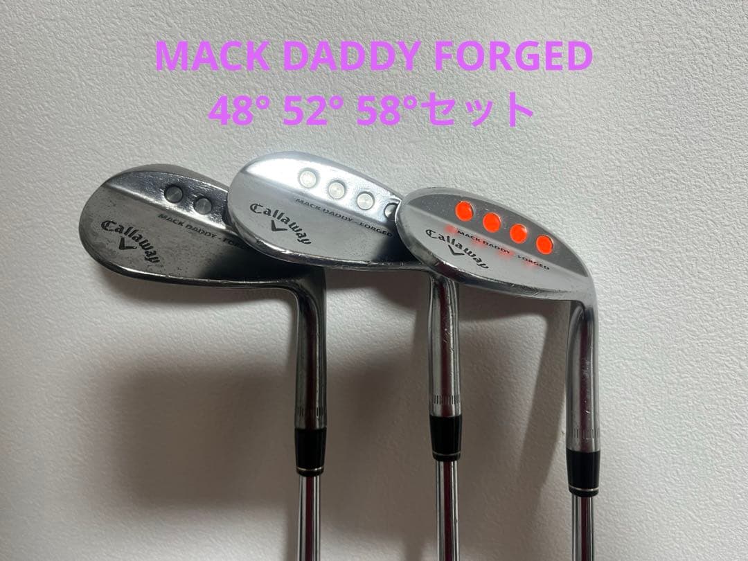 MACK DADDY FORGED 48 52 58 セット品