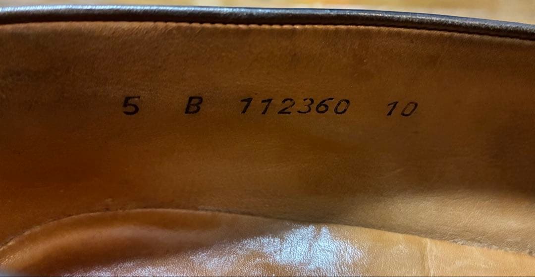 希少　J.M.WESTON 180 ローファー 5B ボックスカーフ ブラック