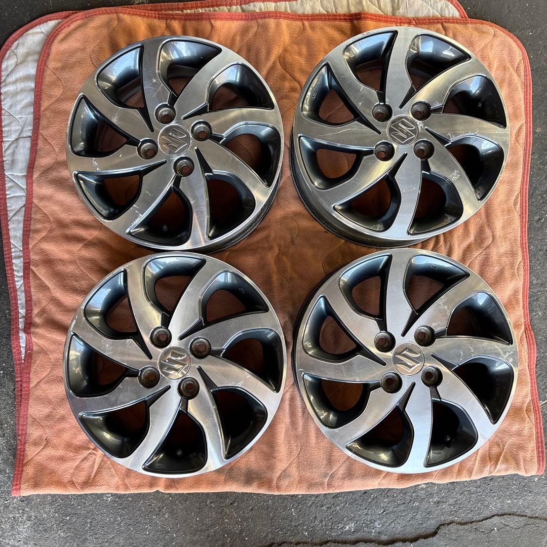 14インチ　スズキ純正　アルミホイル　４本セット