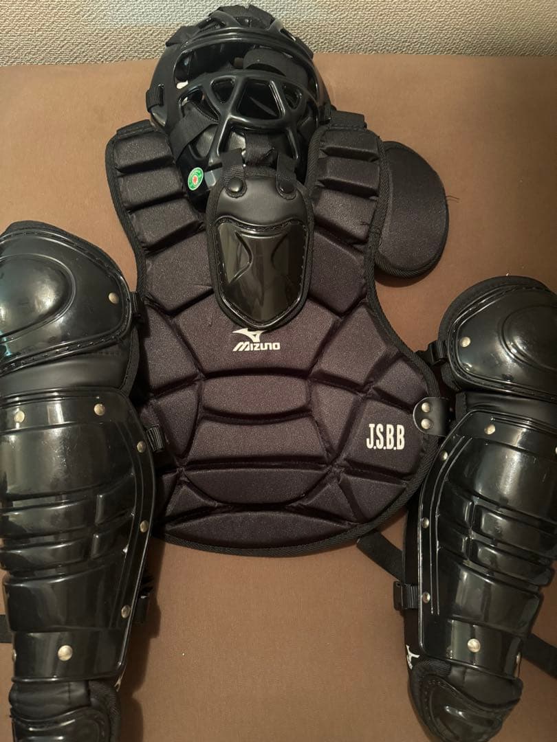 Mizuno キャッチャー用プロテクター ブラック JSBB Sサイズ