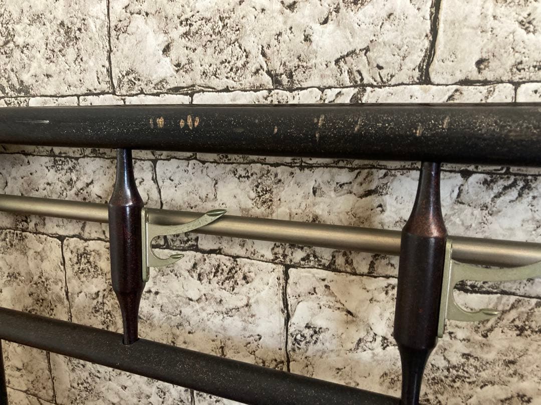 稀少 古道具 当時物 無垢材 木製 衣紋掛け 衣桁 着物掛け 高さ151cm 鶴