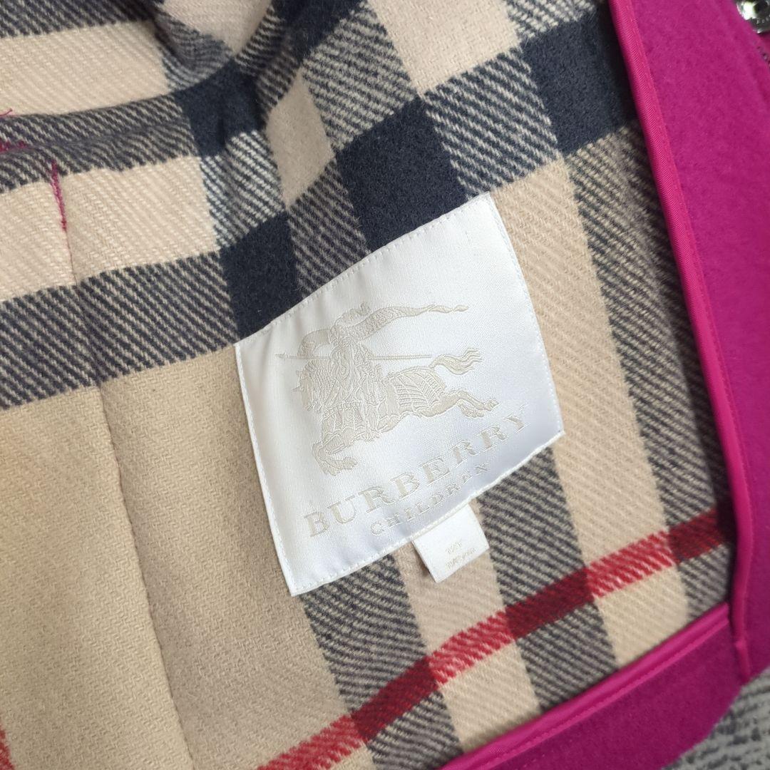 希少/美品 ピンク/BURBERRY children/ダッフルコート 12Y