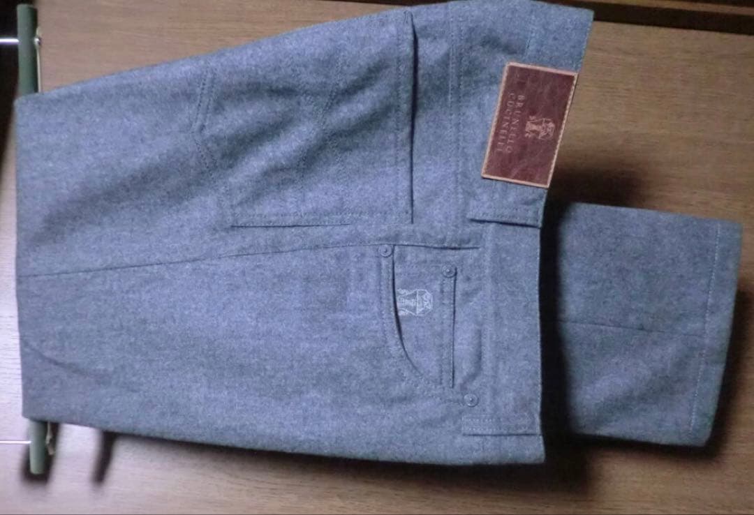 BRUNELLO CUCINELLI ブルネロクチネリ ウールスラックス　44