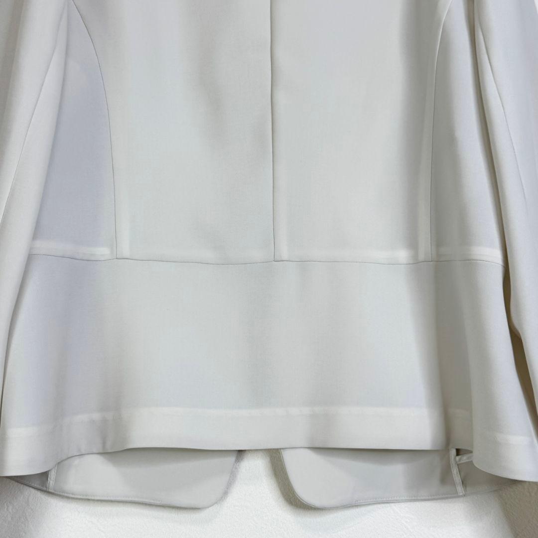 まーみになります　大きいサイズ ドライタッチ生地 ノーカラージャケット