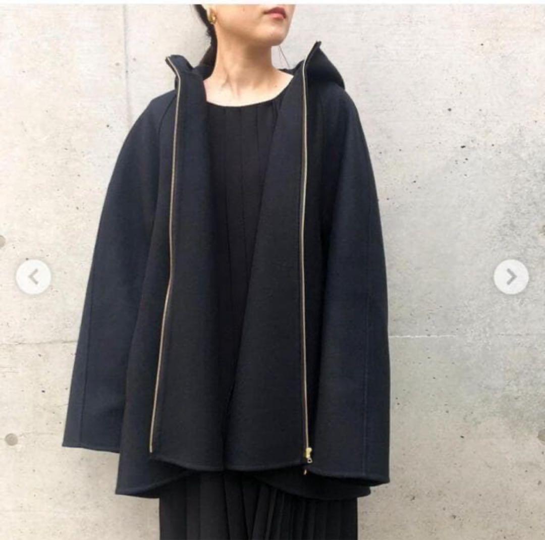 ブラミンク ダブルフェイス フーデッド コート定価17万 極美品