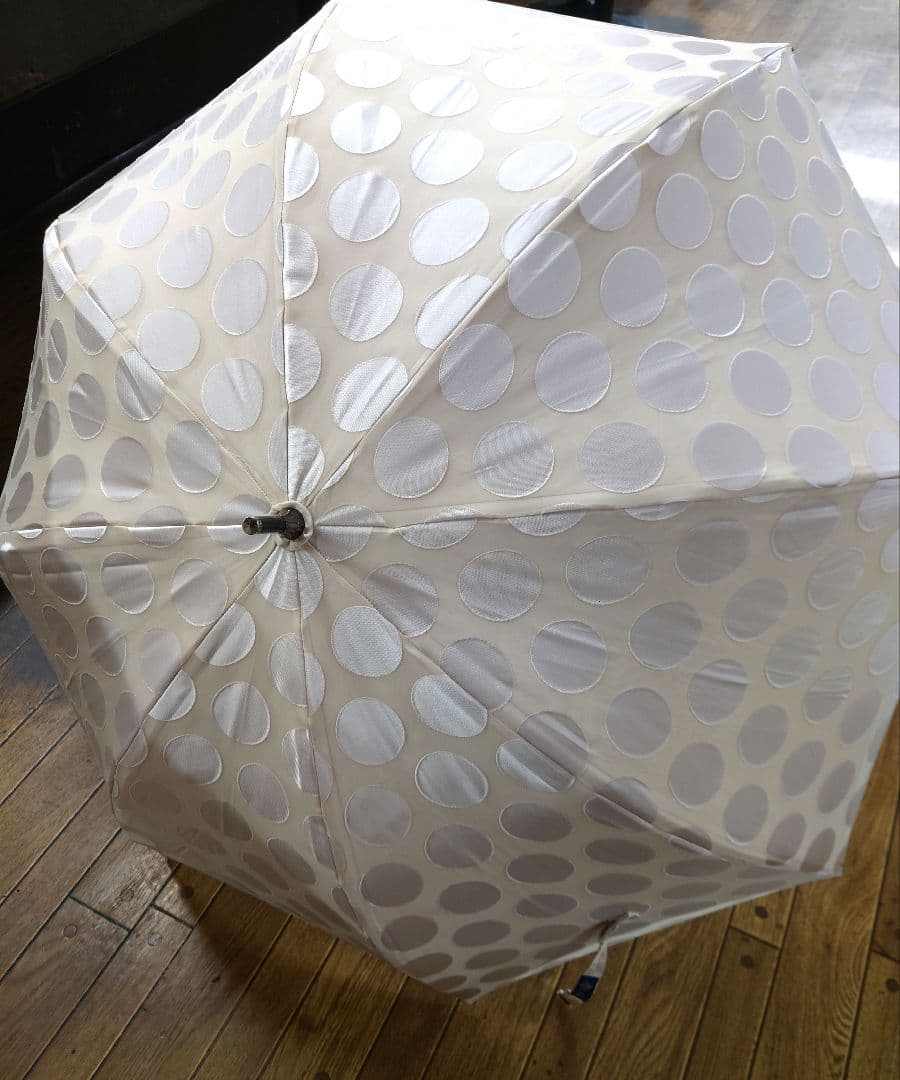 芦屋ロサブラン 日傘 チュールドット 長傘