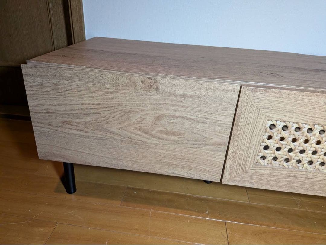 ■送料込■LOWYA ラタンローテレビボード テレビ台北欧風人気家具TV棚140