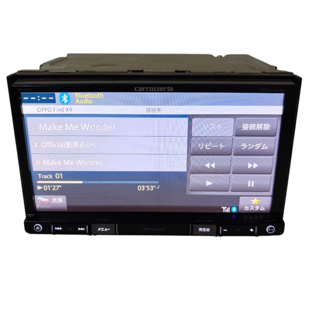 Pioneer AVIC-RZ102 7インチ ワンセグ Bluetooth