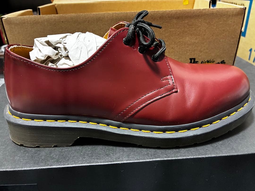Dr. Martens 1461 CHERRY RED UK7 箱ありタグあり