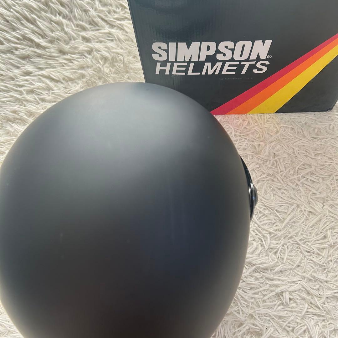 SIMPSON シンプソン ヘルメット 57cm ブラック M30 バイク用品