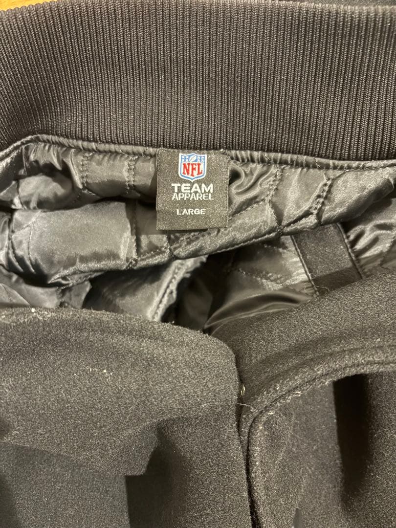 RAIDERS スタジャン ブラック/ホワイト