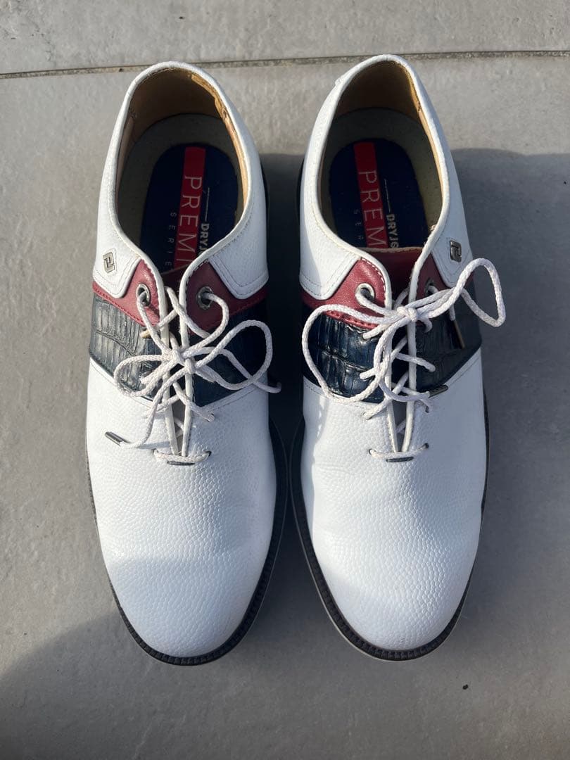 ゴルフシューズ ホワイト スパイクソール　フットジョイ　footjoy