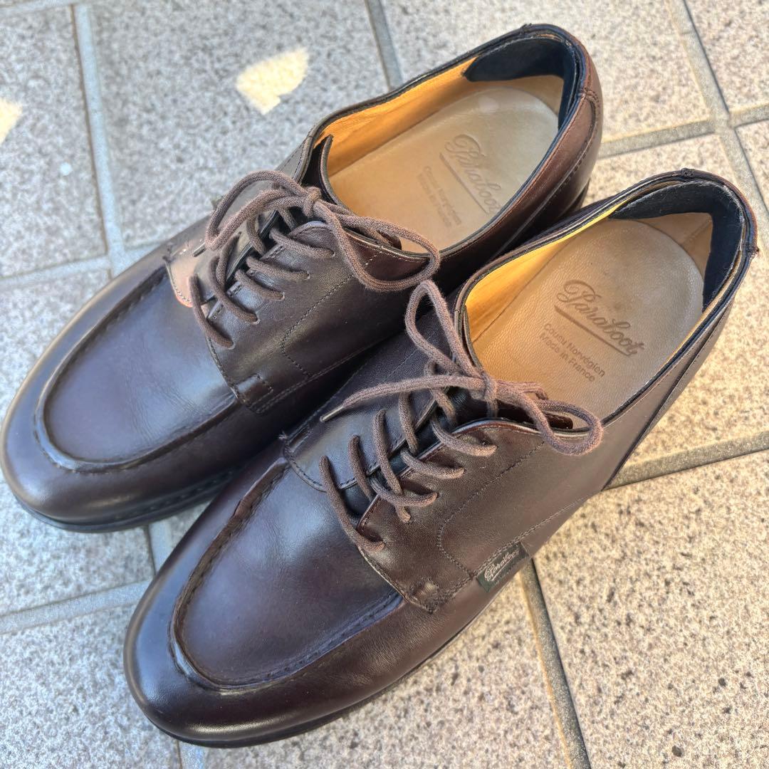 【早い者勝ち】パラブーツ シャンボード オックスフォード カフェブラウン