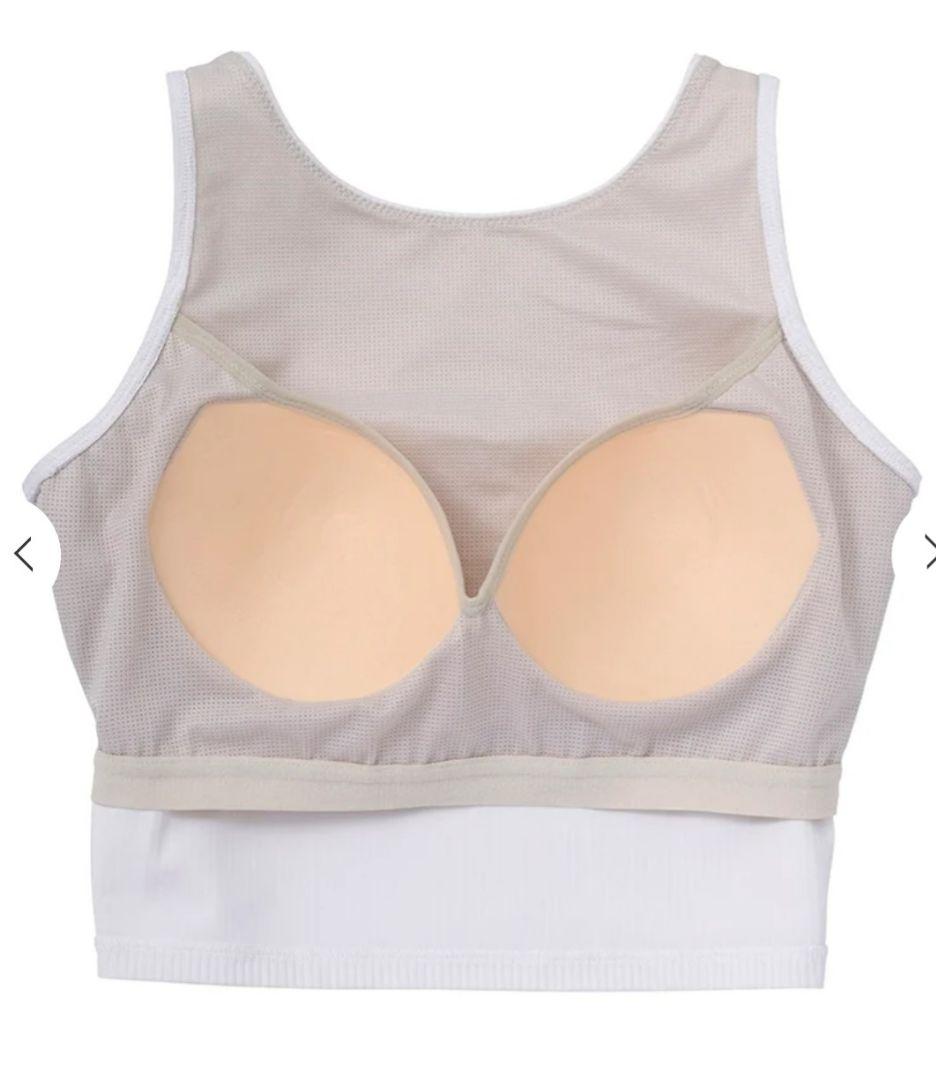 【新品】SUKALAベーシックリブショートタンクトップ LL 吸水速乾、抗菌防臭