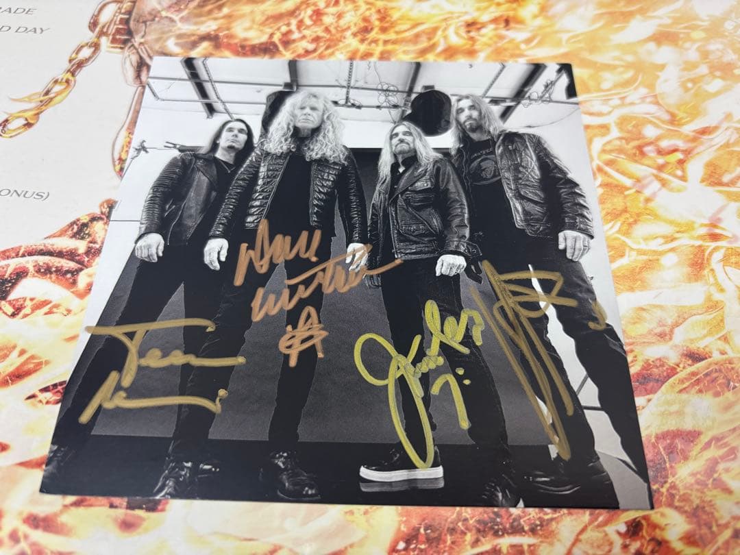 LP Megadeth メガデス × Kerrang! ケラング! サイン付き!