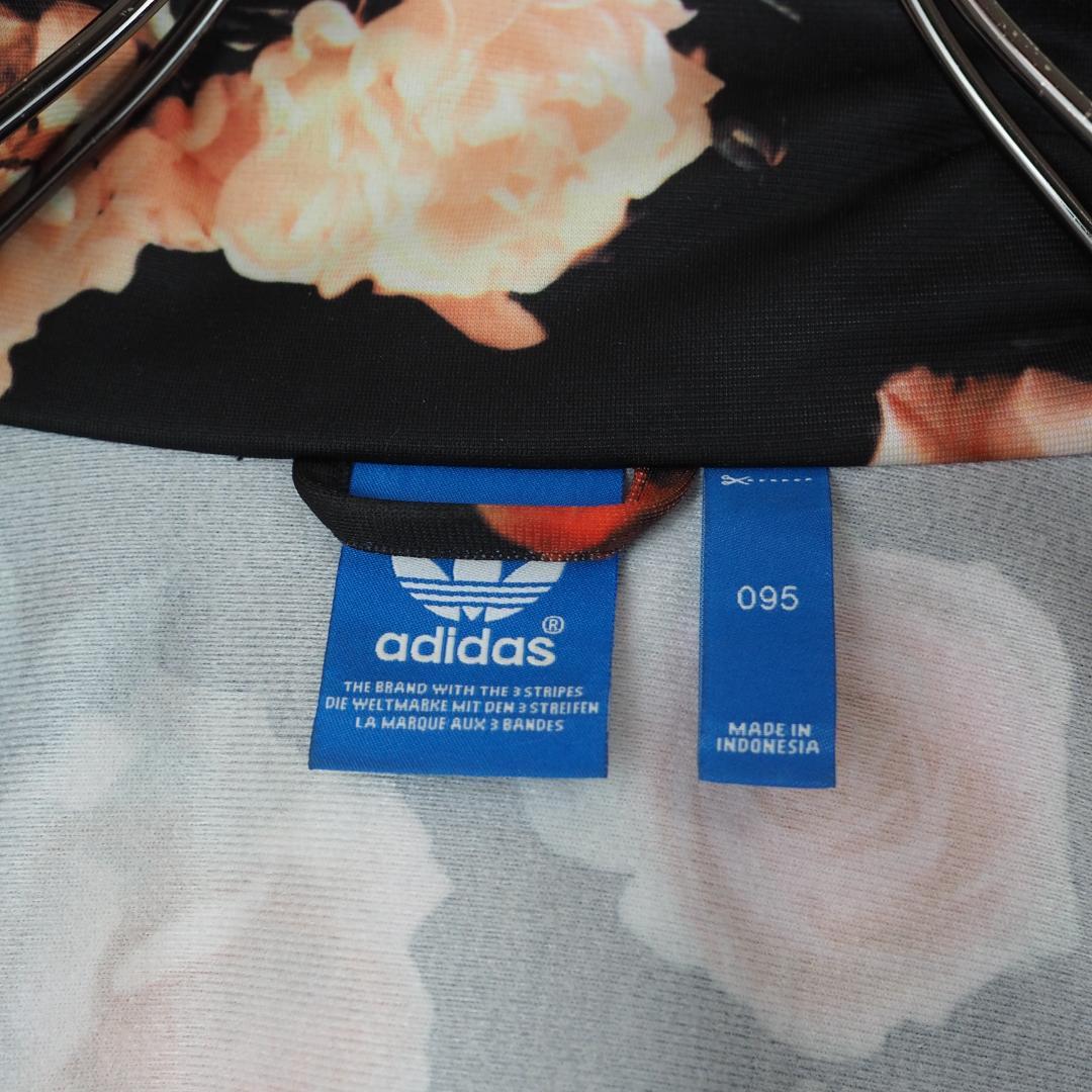 ★美品★adidas 花柄ジャージ XL　トラックジャケット　ファイヤーバード