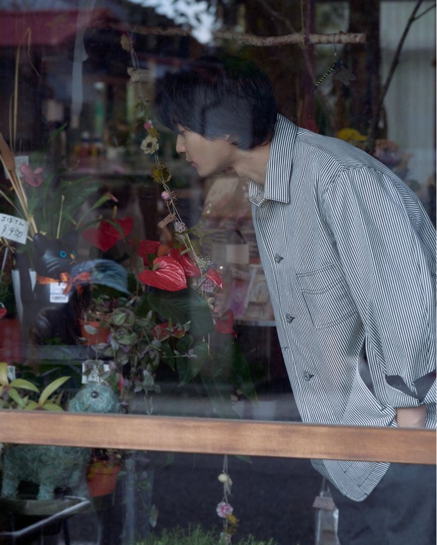 ジャケット・アウター YOUTH OF THE WATER HICKORY COVERALL