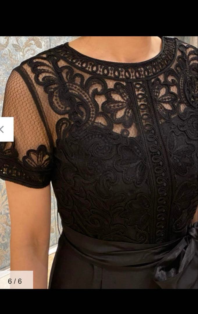 美品★GRACE CONTINENTAL★コード刺繍サイドサロペット 黒 36