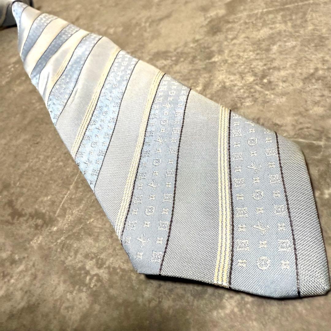 【✨美品✨】LOUIS VUITTON ネクタイ レジメンタル ロゴ 結婚式
