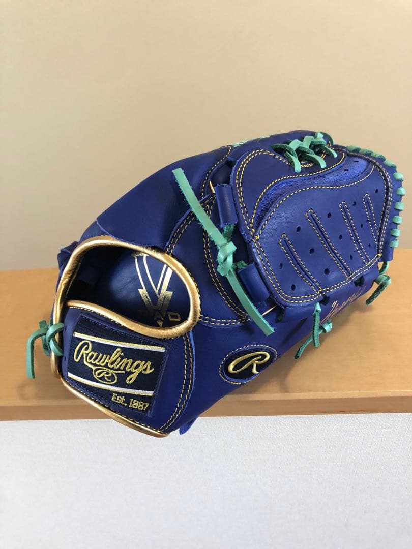 Rawlings Hyper Tech グローブ 青色 投手用グローブ