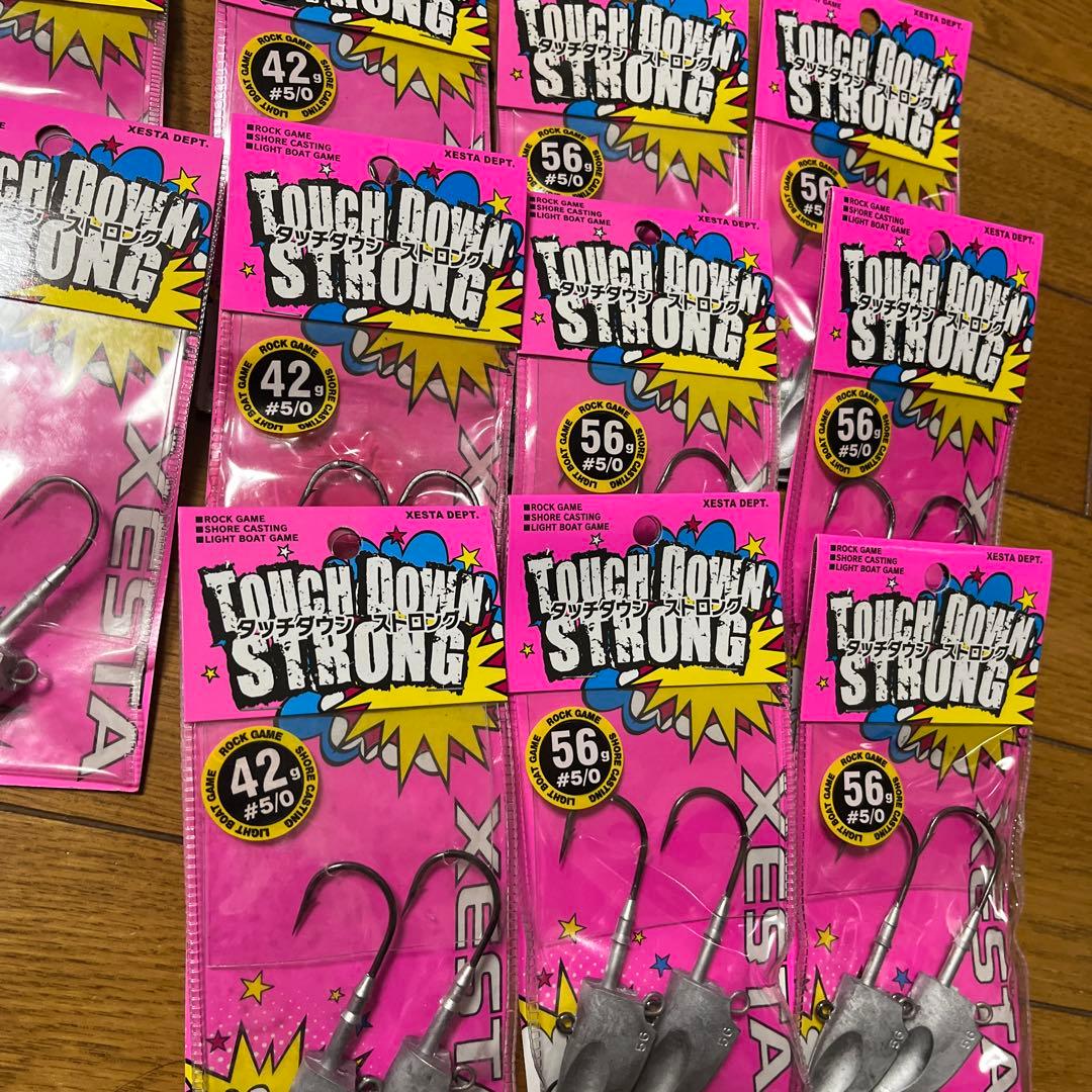 ゼスタ　XESTA TOUCH DOWN STRONG ジグヘッド 3種6パック