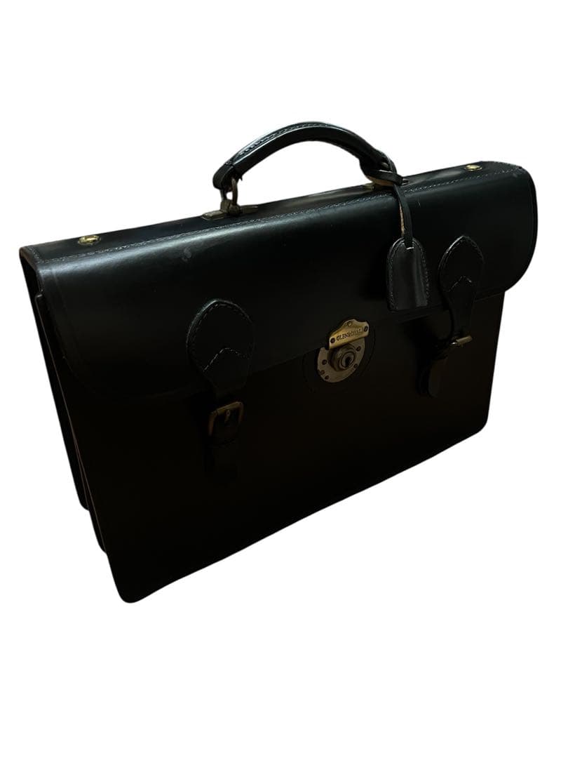 グレンロイヤル　GLEN ブリーフケース　ブラック　レザー　本革