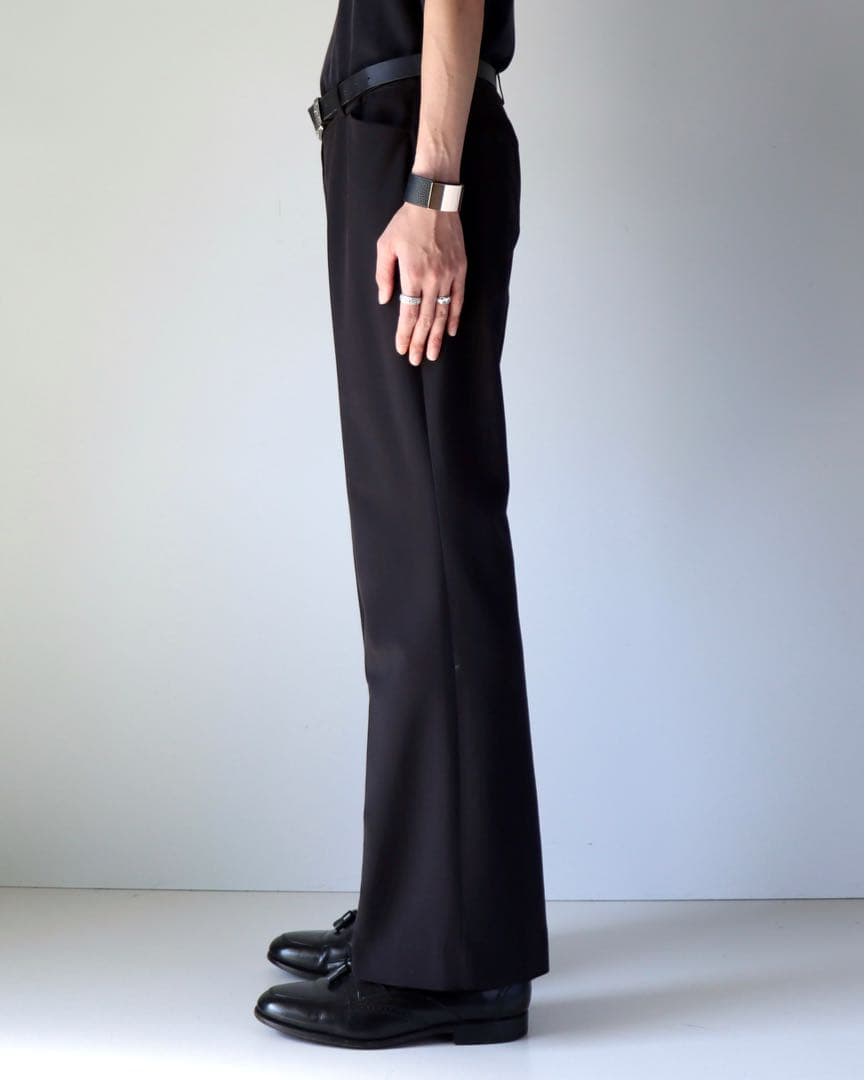 00s archive 海外製 フレアスラックス 黒色 sullentokyo