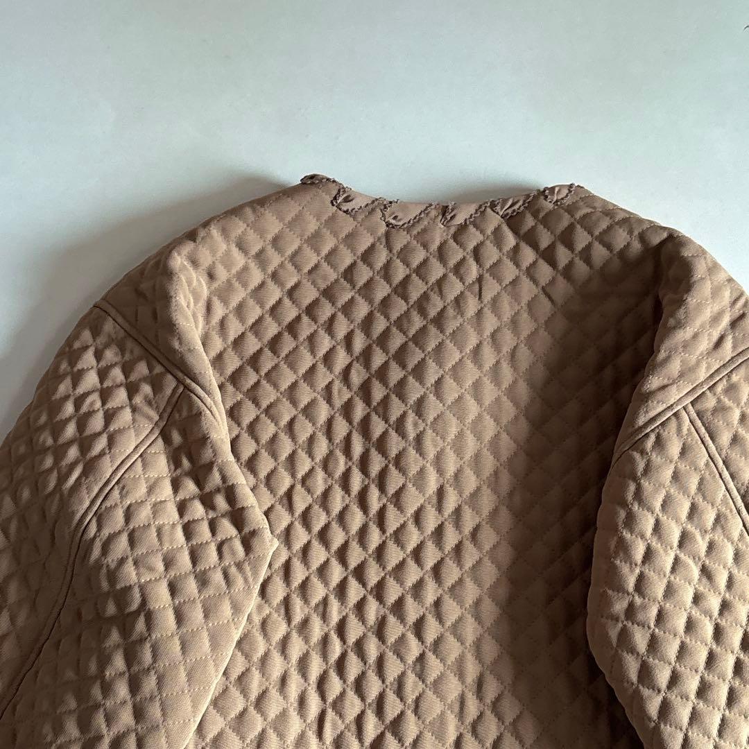 ヴィンテージ カネコイサオ リボン レース キルティング ブルゾン アウター