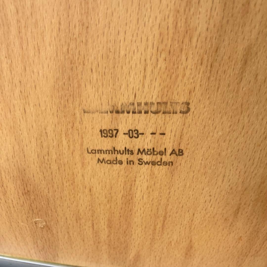 ① 北欧レトロ ラムホルツ キャンパス プライウッドチェア 2脚セット