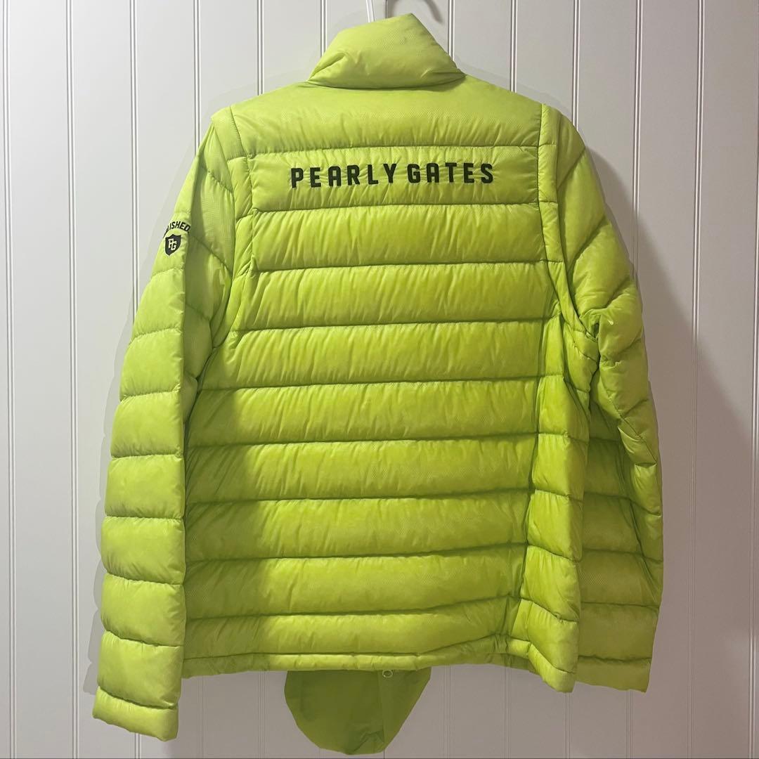 パーリーゲイツ ダウン ライム グリーン パッカブル ダウンジャケット ベスト