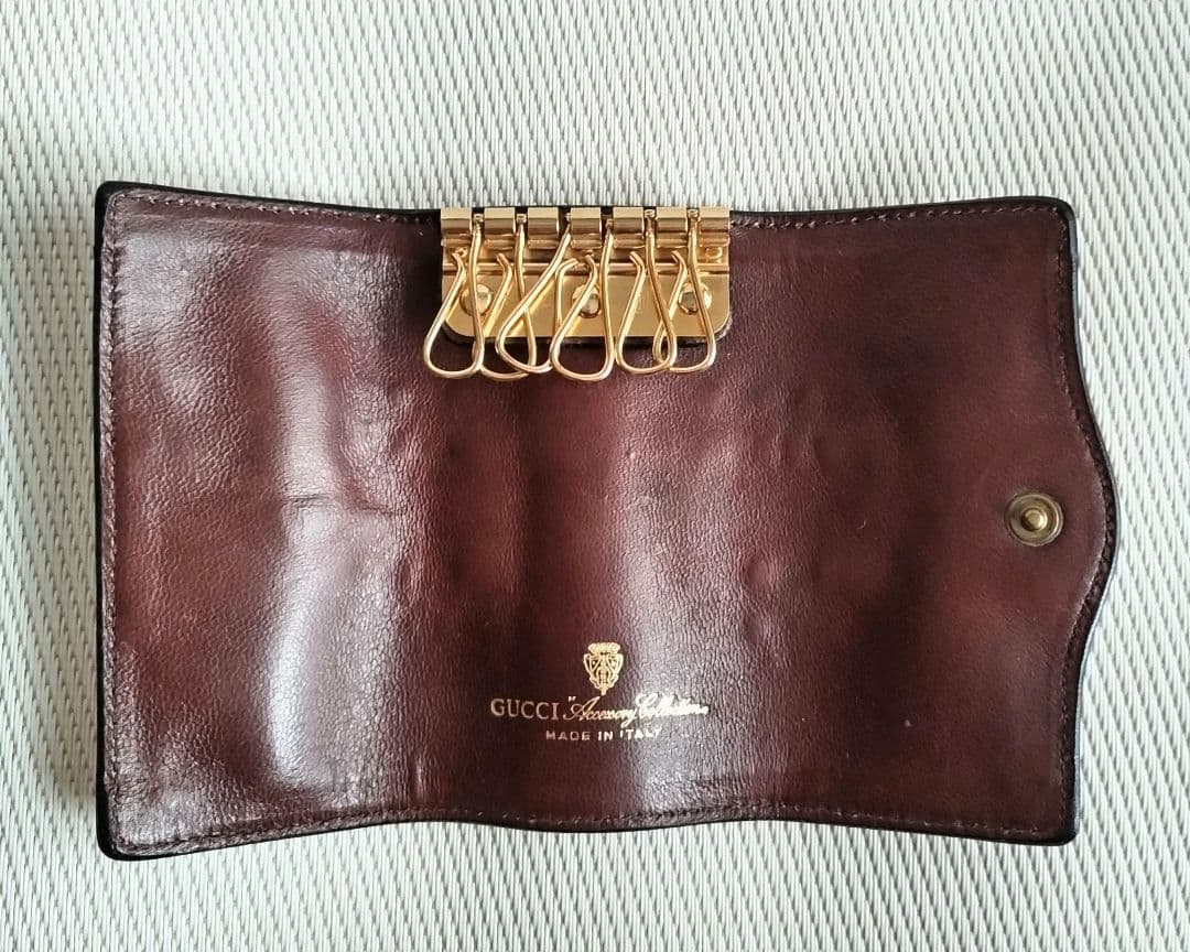 GUCCI シェリーラインキーケース　オールドグッチ 【美品】