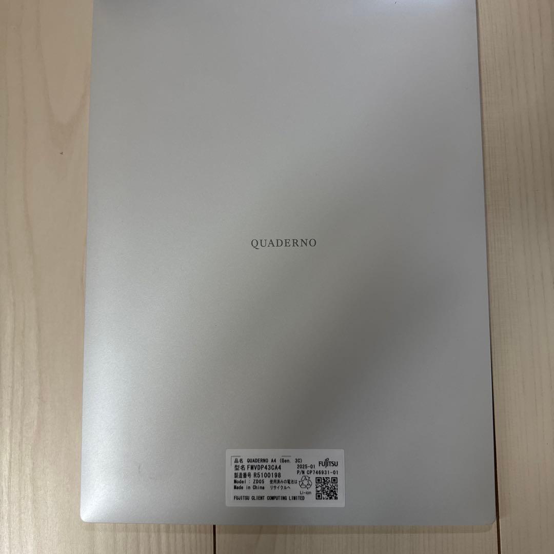 関*郎様 QUADERNO クアデルノ(Gen.3C) A4 カラーモデル