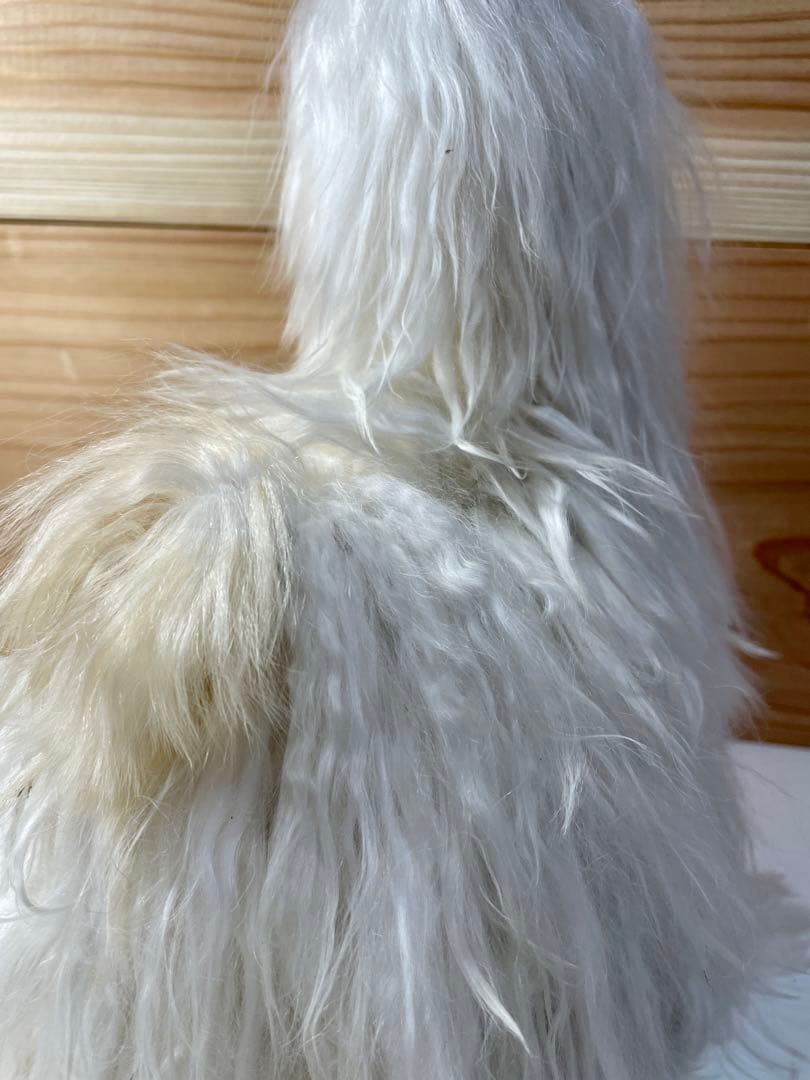 SUPER SOFT 天然100% スリのベビーアルパカ毛皮のぬいぐるみ