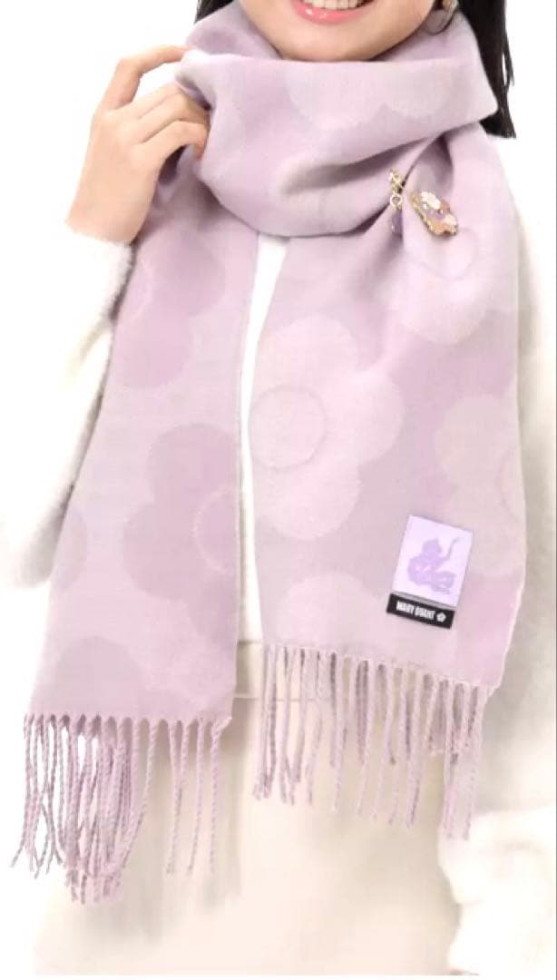 ラプンツェル×MARY QUANTコラボ　マフラー