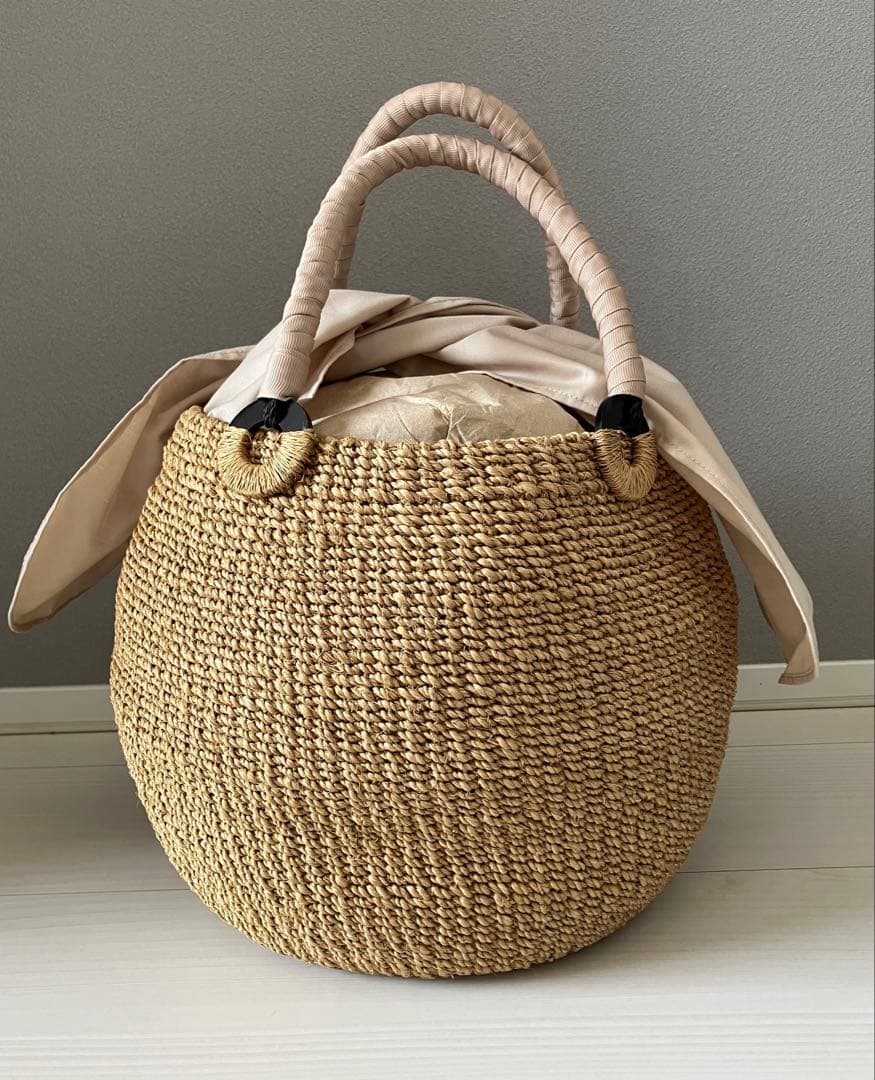 アジョリー かごバッグ スマイル 新品未使用 完売品