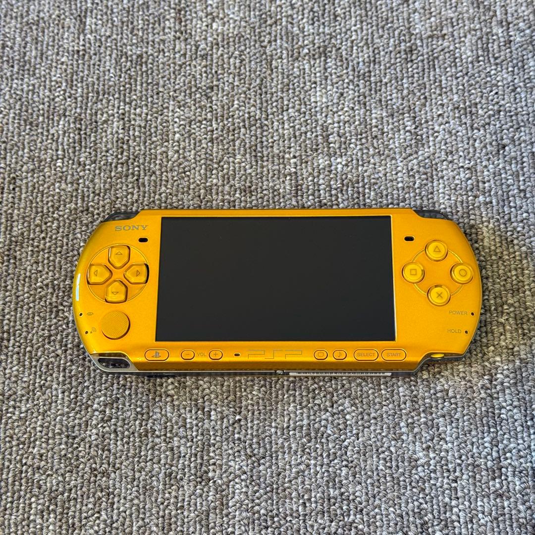 【美品】PSP-3000 本体 イエロー