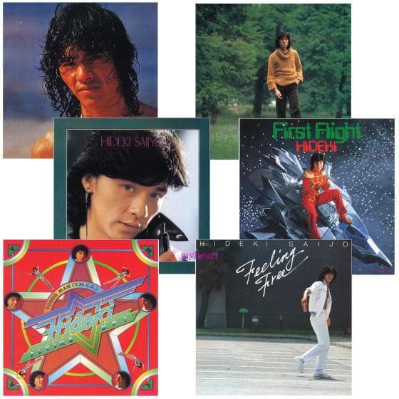 新品　西城秀樹 50周年記念 紙ジャケット復刻第二弾　CD6タイトルセット