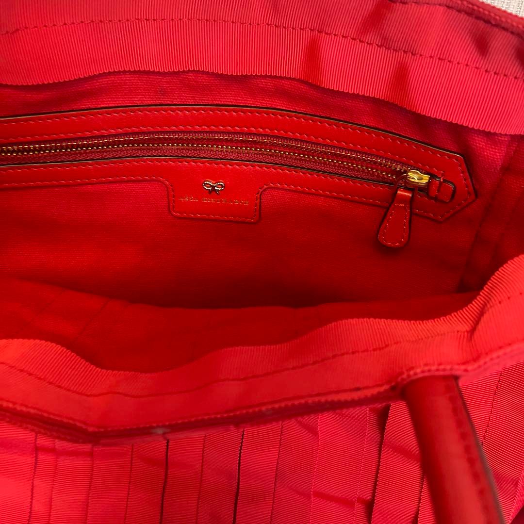 アニヤハインドマーチ　赤　トートバッグ