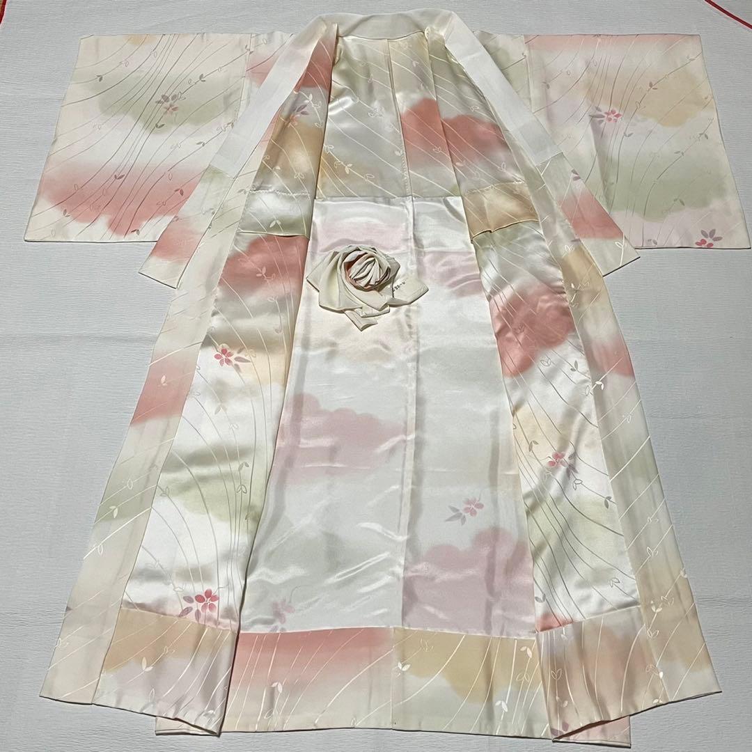 7. 最高級　長襦袢　正絹　未使用　極美品　証紙有り