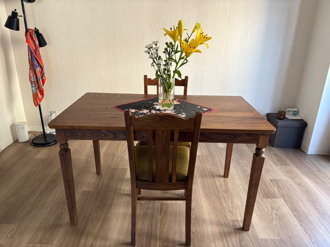 ダイニングテーブル one table, message before buying!!!!