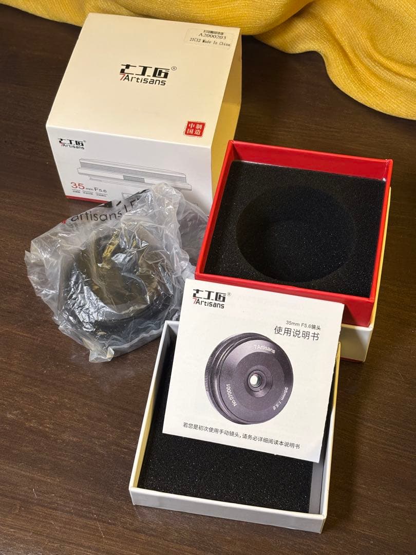 7Artisans 35mm F5.6 単焦点レンズ 本体