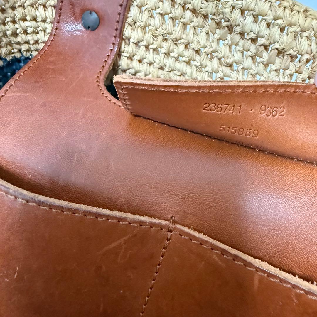 BALENCIAGA バレンシアガ カゴバッグ ボーダー マリン