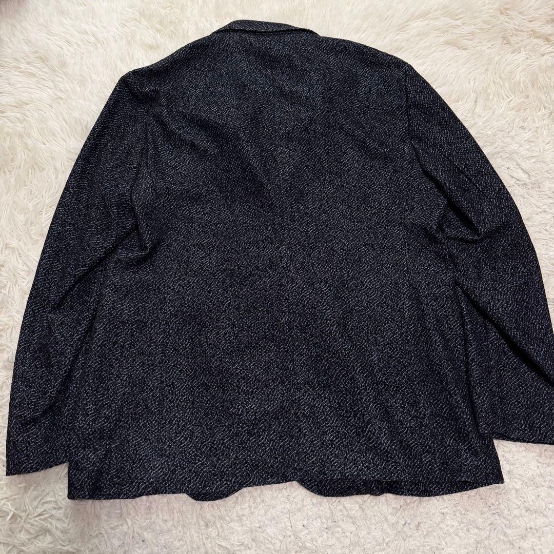 未使用タグ付き2XLサイズ相当　エンポリオアルマーニ　テーラード　アンコン　総柄