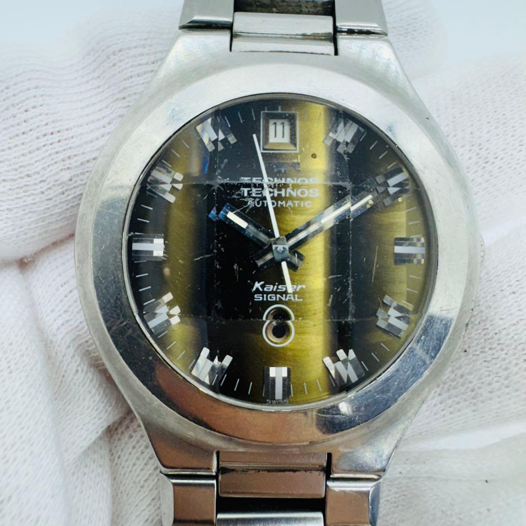 ✨TECHNOS✨テクノス✨テクノスカイザー✨シグナル✨オートマティック✨腕時計