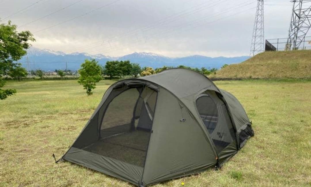 美品 ミニマルワークス ボニアト オリーブ 純正グランドシート付