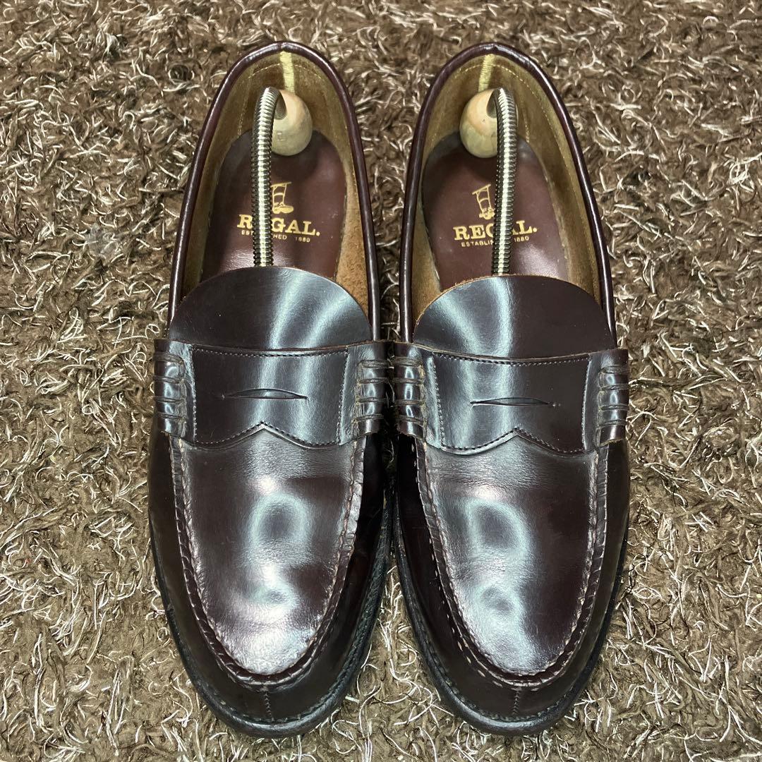 らーめん先生様☆REGAL ローファー 2177 ブラウン 26.0cm