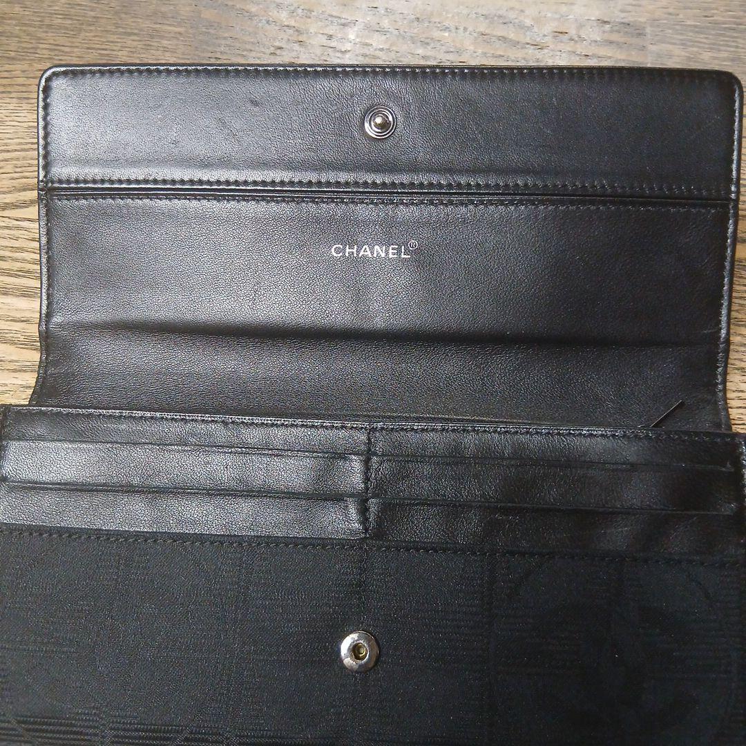 CHANEL ブラック 長財布
