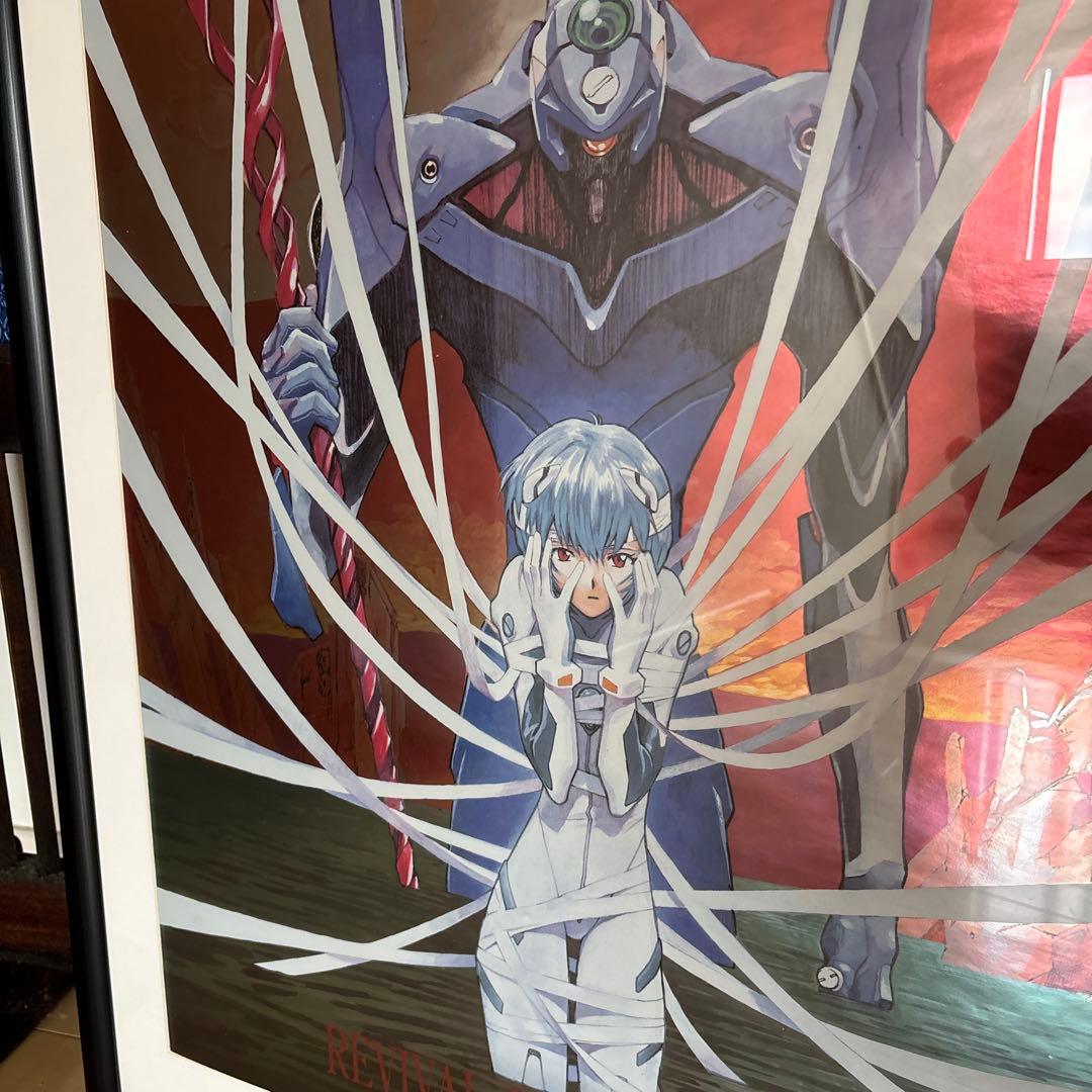 エヴァンゲリオン　綾波レイ　メタリックポスター